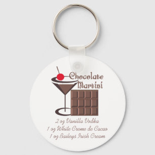 Chocolate Martini Keychain
