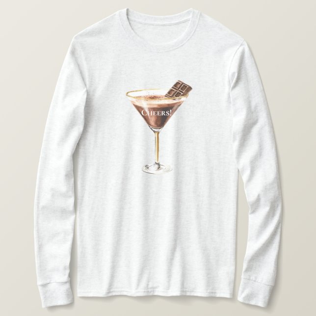 Chocolate Martini T-Shirt (Design Front)