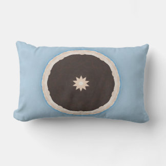 Chocolate Meringue Pie Lumbar Pillow