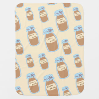 Chocolate milk baby blanket