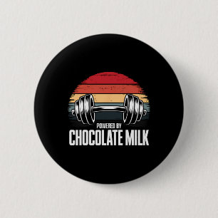 Chocolate Milk Gym Fitness Workout Bodybuilding 1 Button