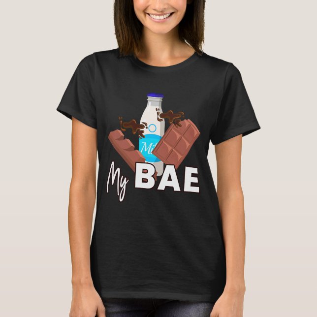 Chocolate Milk Is My Love  Food  Eater Graphic T-Shirt (Front)