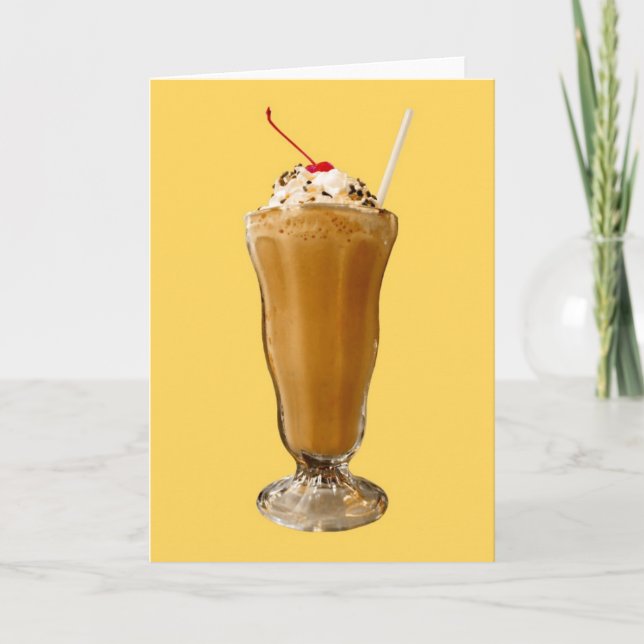Chocolate Milkshake Card (Front)