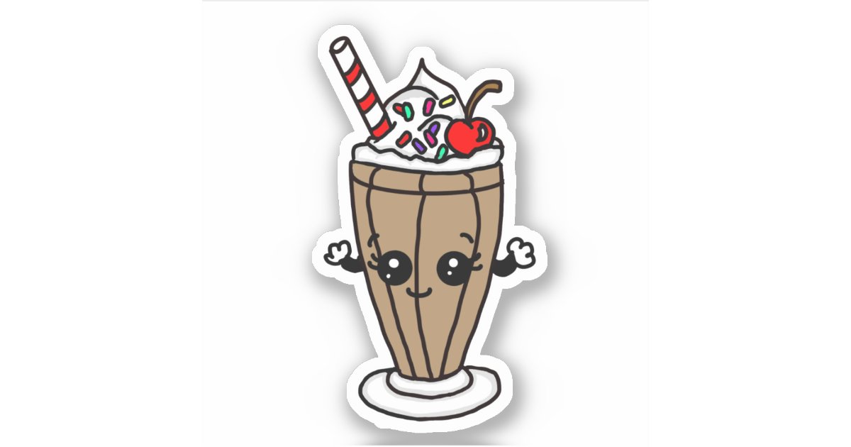 chocolate milkshake cartoon