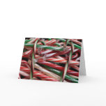 Chocolate Mint Candy Canes Holiday Festive Card