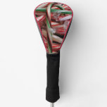 Chocolate Mint Candy Canes Holiday Festive Golf Head Cover