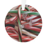 Chocolate Mint Candy Canes Holiday Festive Ornament
