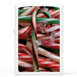 Chocolate Mint Candy Canes Holiday Festive Zippo Lighter