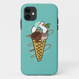Chocolate Mint Ice Duck iPhone 11 Case