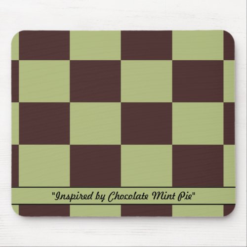 Chocolate Mint Pie Colors Mouse Pad