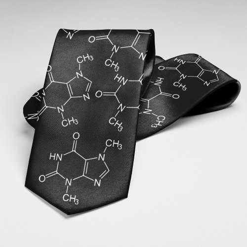 Chocolate Molecule Chemistry Lovers Neck Tie