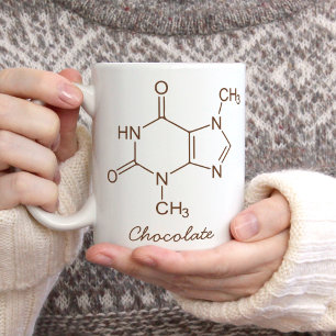 Chocolate Molecule Personalized Coffee Mug