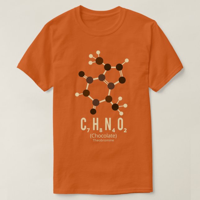 Chocolate molecule  T-Shirt (Design Front)