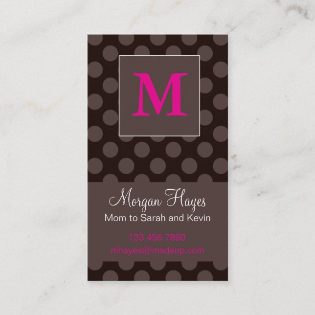 Chocolate Mommy Card (Front)