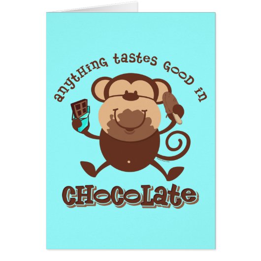Chocolate Monkey Cards (Front)