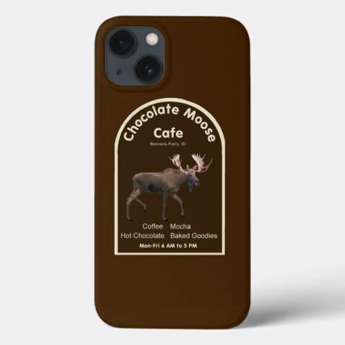 Chocolate Moose Cafe iPhone 13 Case