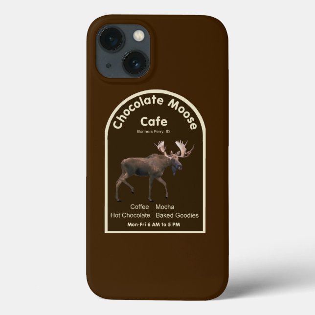 Chocolate Moose Cafe Case-Mate iPhone Case (Back)