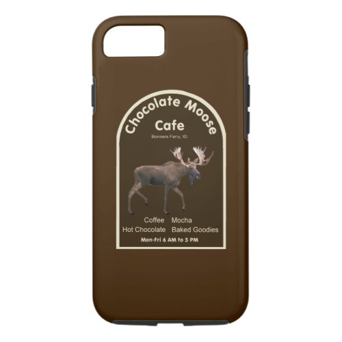 Chocolate Moose Cafe iPhone 87 Case