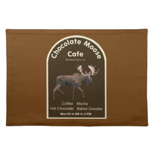 Chocolate Moose Cafe Cloth Placemat