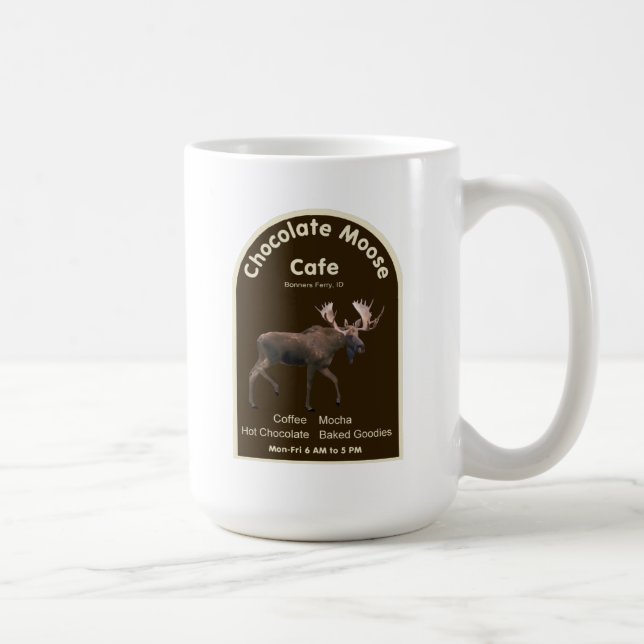 Chocolate Moose Cafe Coffee Mug (Right)