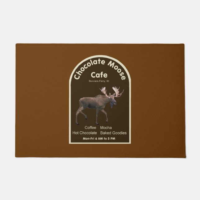 Chocolate Moose Cafe Doormat (Front)