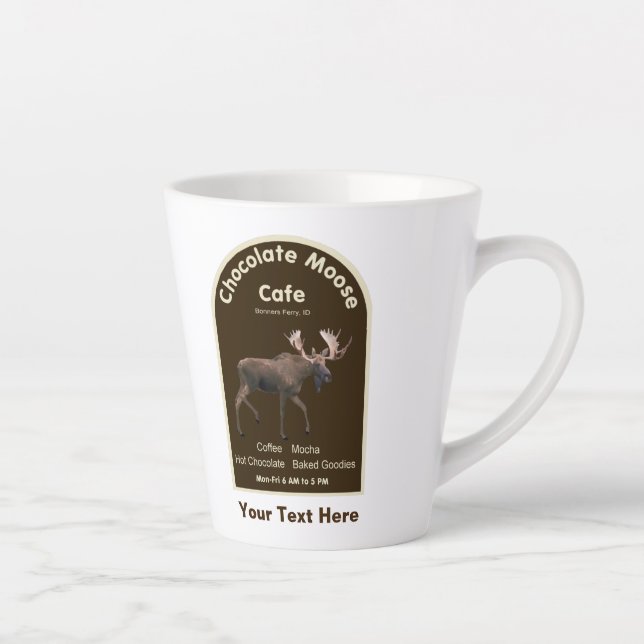 Chocolate Moose Cafe Latte Mug (Right)