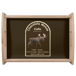 Chocolate Moose Cafe Serving Tray