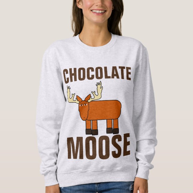 CHOCOLATE MOOSE FUNNY T-Shirts (Front)