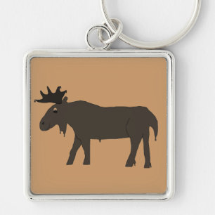 Chocolate Moose keychain