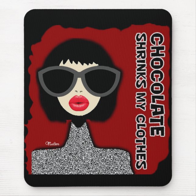 Chocolate Mouse Pad (Front)