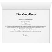 Chocolate Mousse Cards (Inside Horizontal (Bottom))
