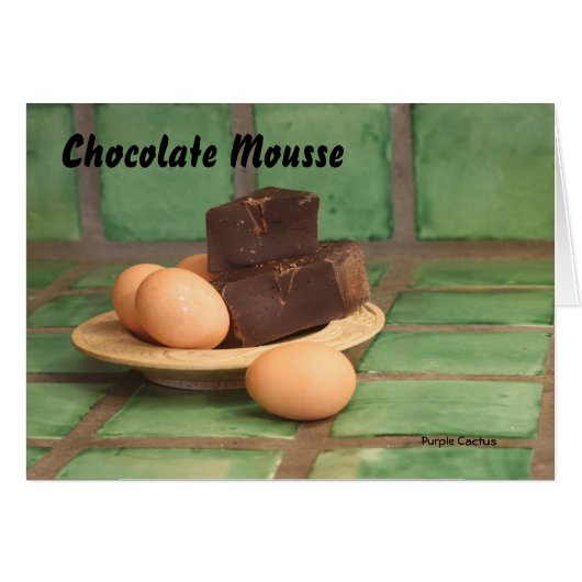 Chocolate Mousse Cards (Front Horizontal)
