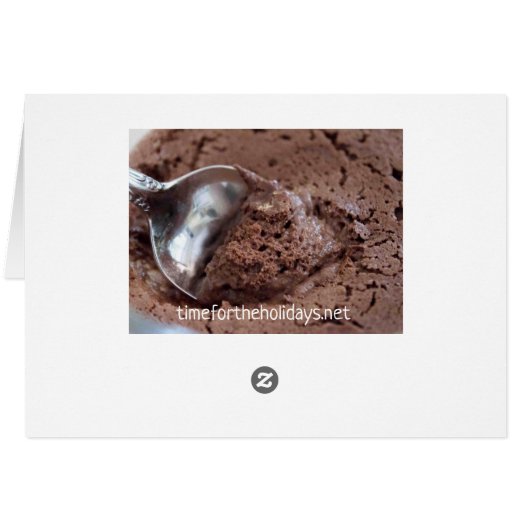 Chocolate Mousse Recipe Card (Back Horizontal)