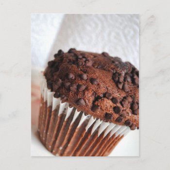 Chocolate Muffin Post Card by AllyJCat at Zazzle