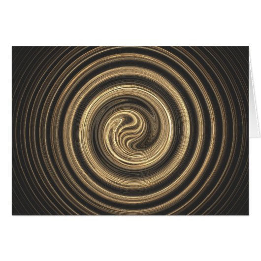 Chocolate n Gold Card (Front Horizontal)