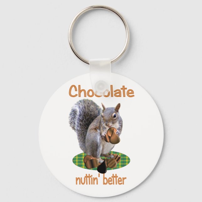 Chocolate Nut Keychain (Front)