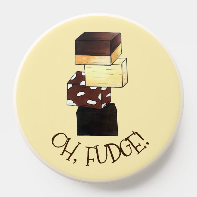 Chocolate Oh Fudge Confection Candy Sweet Shoppe PopSocket (Popsocket)