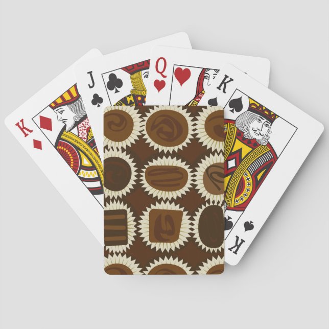 Chocolate on Deck Poker Cards (Back)