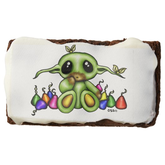 "Chocolate Overdose" Whimsy Kawaii Brownies (Front)