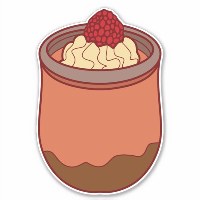 Chocolate Parfait Sticker (Front)