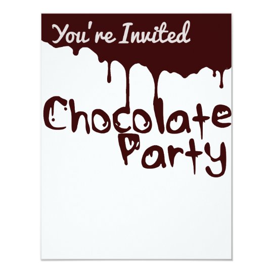 Chocolate Party Invitations Free 7