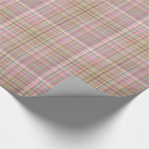 Chocolate Pastels Plaid 26_Gift Wrapping Paper