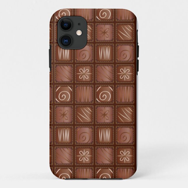 Chocolate Pattern Case-Mate iPhone Case (Back)