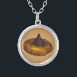 Chocolate Peanut Butter Blossom Baked Goods Cookie Silver Plated Necklace<br><div class="desc">Necklace features an original holiday-themed illustration of a delicious peanut butter Christmas cookie topped with a chocolate drop candy. Makes a great stocking stuffer! This design is also available on other products. Don't see what you're looking for? Need help with customization? Contact Rebecca to have something designed just for you....</div>
