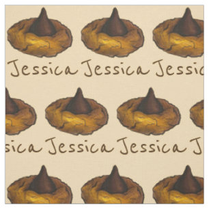 Chocolate Peanut Butter Blossom Cookie Bake Sale Fabric