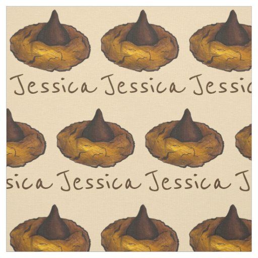 Chocolate Peanut Butter Blossom Cookie Bake Sale Fabric