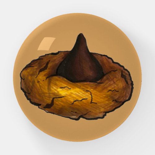 Chocolate Peanut Butter Blossom Cookie Paperweight