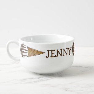 Chocolate Peanut Nutty Buddy Ice Cream Cone Soup Mug