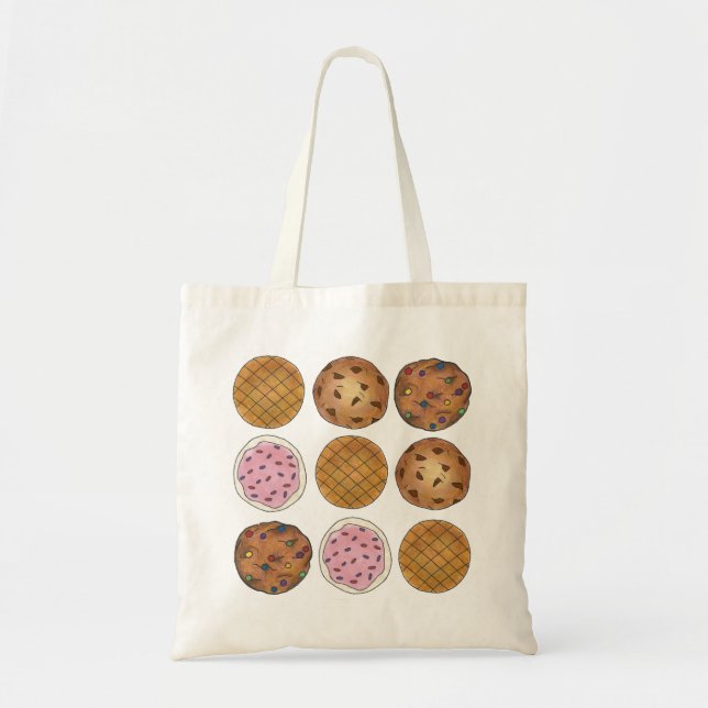Chocolate Peanut Sugar Cookie Cookies Baking Tote (Front)