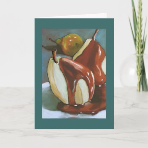 Chocolate Pears Happy Anniversary To Sweet Pair Card